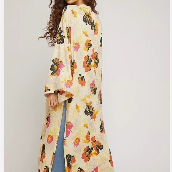 Free People Floral Kimono Robe - Picture 2 of 4